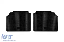 Spezifische Gummimatten geeignet für Ford Mondeo 2000-2007, 4-teiliges Set, schwarze Farbe-image-6248530