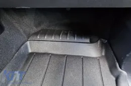 Spezifische Gummimatten geeignet für Ford Ranger Pick-up, Volkswagen Amarok nach 2022, 4-teiliges Set, schwarze Farbe, mit 24-monatiger Garantie-image-6222347