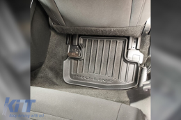 Spezifische Gummimatten geeignet für Ford Mustang Coupe 2014-2023, Ford Mustang nach 2023, 4-teiliges Set, schwarze Farbe, mit 24-monatiger Garantie-image-6223276