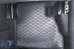 Spezifische Gummimatten geeignet für Ford Tourneo nach 2023 mit 5 Sitzen, 4-teiliges Set, schwarze Farbe-image-6229547
