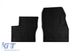 image-52-Spezifische Gummimatten geeignet für Ford Tourneo, Transit Connect nach 2014, Tourneo Connect nach 2019, 2 Sitze, 2-teiliges Set, schwarze Farbe
