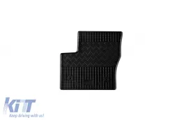 Spezifische Gummimatten geeignet für Ford Tourneo, Transit Connect nach 2014, Tourneo Connect nach 2019, 2 Sitze, 2-teiliges Set, schwarze Farbe-image-6249181