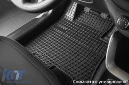 Spezifische Gummimatten geeignet für Ford Courier nach 2014, 2-teiliges Set, schwarze Farbe-image-6250901