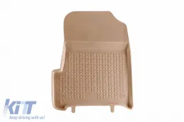 Spezifische Gummimatten geeignet für Honda CR-V 2007-2012, 3-teiliges Set, beige Farbe-image-6214499