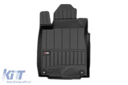 Spezifische Gummimatten geeignet für Honda CR-V 2012-2018, 3-teiliges Set, schwarze Farbe, mit 24-monatiger Garantie aus der Frogum 3D ProLine-Serie.-image-6222553