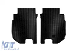 Spezifische Gummimatten geeignet für Honda Jazz Crosstar, Jazz Hybrid nach 2020, 4-teiliges Set, schwarze Farbe-image-6229168