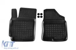 Spezifische Gummimatten geeignet für Hyundai Kona Hybrid HEV nach 2023, 4-teiliges Set, schwarze Farbe-image-6215639