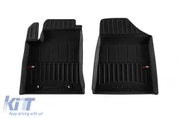 Spezifische Gummimatten geeignet für Hyundai Kona Electric nach 2022, 3-teiliges Set, schwarze Farbe, mit 24-monatiger Garantie-image-6220583