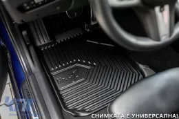 Spezifische Gummimatten geeignet für Hyundai Tucson, Kia Sportage 2015-2018, 4-teiliges Set, schwarze Farbe-image-6226549