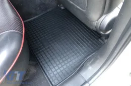Spezifische Gummimatten geeignet für Hyundai Santa Fe 2006-2009, 4-teiliges Set, schwarze Farbe-image-6228594
