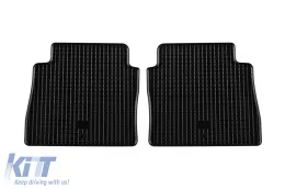 Spezifische Gummimatten geeignet für Hyundai Santa Fe 2010-2012, 4-teiliges Set, schwarze Farbe-image-6228599