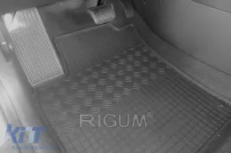 Spezifische Gummimatten geeignet für Hyundai Elantra nach 2016, 4-teiliges Set, schwarze Farbe-image-6228935