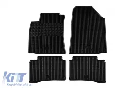 Spezifische Gummimatten geeignet für Hyundai Ioniq nach 2017, 4-teiliges Set, schwarze Farbe-image-6229033