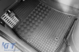 Spezifische Gummimatten geeignet für Hyundai Ioniq nach 2017, 4-teiliges Set, schwarze Farbe-image-6229037
