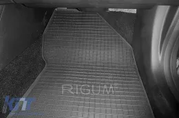 Spezifische Gummimatten geeignet für Hyundai Santa Fe 2019-2021, 4-teiliges Set, schwarze Farbe-image-6229083