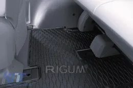 Spezifische Gummimatten geeignet für Hyundai Staria zweite+dritte Reihe 7 Sitze nach 2022, 6 Teile, schwarz-image-6229398