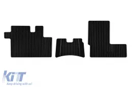 Spezifische Gummimatten geeignet für Hyundai Staria nach 2021, 5-teiliges Set, schwarze Farbe-image-6231434
