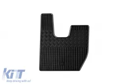 Spezifische Gummimatten geeignet für Iveco S-Way nach 2019, 3-teiliges Set, schwarze Farbe-image-6229239