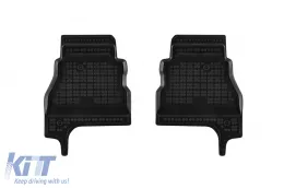 Spezifische Gummimatten geeignet für Jeep Gladiator nach 2021 4x4 AWD, Version mit Alpine Soundsystem, 4-teiliges Set, schwarze Farbe-image-6216627