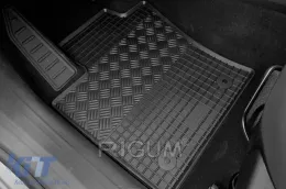 Spezifische Gummimatten geeignet für Jeep Renegade nach 2014, Renegade MHEV nach 2021, 4-teiliges Set, schwarze Farbe-image-6249363
