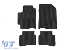 image-7-Spezifische Gummimatten geeignet für Kia Rio, Stonic nach 2017, 4-teiliges Set, schwarze Farbe