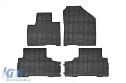 image-5-Spezifische Gummimatten geeignet für Kia Sorento nach 2015, 5 Sitze, 4-teiliges Set, schwarze Farbe