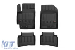 image-48-Spezifische Gummimatten geeignet für Kia Stonic, Rio nach 2017, 4-teiliges Set, schwarze Farbe, mit 24-monatiger Garantie aus der Frogum 3D ProLine-Serie.