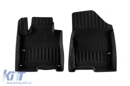 Spezifische Gummimatten geeignet für Kia Sportage, Sportage PHeV nach 2021, 3-teiliges Set, schwarze Farbe, mit 24-monatiger Garantie-image-6223949