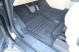 Spezifische Gummimatten geeignet für Land Rover Discovery 2004-2016, 4-teiliges Set, schwarze Farbe-image-6216515