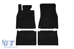 image-42-Spezifische Gummimatten geeignet für Lexus LS 200 2000-2006, 4-teiliges Set, schwarze Farbe aus der Frogum El Toro-Serie