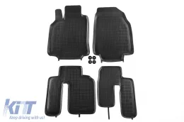 Spezifische Gummimatten geeignet für Mazda CX-9 2007-2015, 4-teiliges Set, schwarze Farbe-image-6214411