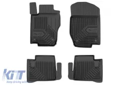 image-29-Spezifische Gummimatten geeignet für Mercedes ML W164 2005-2011, 4-teiliges Set, schwarze Farbe
