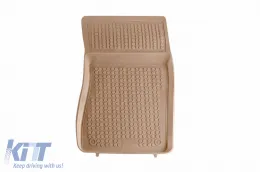 Spezifische Gummimatten geeignet für Mercedes E-Klasse W211 2002-2009, 4-teiliges Set, beige Farbe-image-6215671