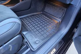 Spezifische Gummimatten geeignet für Mercedes EQE V295 EV Version nach 2022, 4x2 RWD, 4x4 AWD, 4-teiliges Set, schwarze Farbe-image-6215873