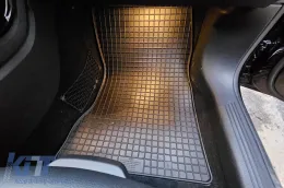Spezifische Gummimatten geeignet für Mercedes A-Klasse W177 nach 2018, B-Klasse W247, CLA C118, CLA X118 Shootingbrake nach 2019, GLA H247 nach 2020, 4-teiliges Set, schwarze Farbe-image-6226098