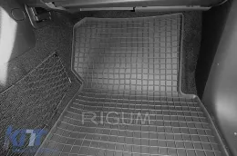 Spezifische Gummimatten geeignet für Mercedes X-Class nach 2018, 5-teiliges Set, schwarze Farbe-image-6229063