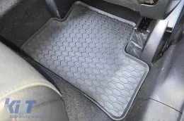 Spezifische Gummimatten geeignet für Mercedes A-Klasse W177, B-Klasse W247 nach 2018, CLA C118, GLA H247 nach 2019, 4-teiliges Set, schwarze Farbe-image-6229143