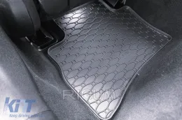 Spezifische Gummimatten geeignet für Mercedes E-Klasse W214 Limousine, S214 Kombi, PHeV nach 2024, 4-teiliges Set, schwarze Farbe-image-6229464