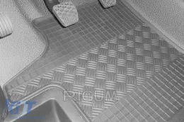 Spezifische Gummimatten geeignet für Mercedes V-Klasse W447, Vito nach 2014 vorne, 2-teiliges Set, schwarze Farbe-image-6249304