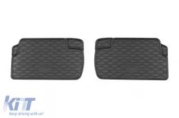 Spezifische Gummimatten geeignet für Mini Cooper F55, F56, 3 Türen, F55, F56, 5 Türen nach 2013, 4-teiliges Set, schwarze Farbe-image-6250063