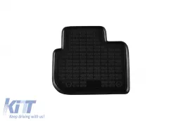 Spezifische Gummimatten geeignet für Mitsubishi Colt 2009-2012, 5 Türen, 4-teiliges Set, schwarze Farbe-image-6216317