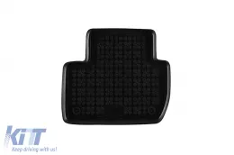 Spezifische Gummimatten geeignet für Mitsubishi Outlander 2007-2021, Citroen C-Crosser, Peugeot 4007 2007-2014, Mitsubishi Eclipse Cross nach 2017, 4-teiliges Set, schwarze Farbe-image-6216334