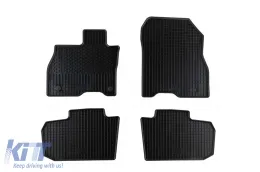 image-71-Spezifische Gummimatten geeignet für Nissan Leaf nach 2017, 4-teiliges Set, schwarze Farbe