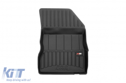 Spezifische Gummimatten geeignet für Nissan Note Hatchback 2012-2017, 3-teiliges Set, schwarze Farbe, mit 24-monatiger Garantie-image-6223802