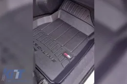 Spezifische Gummimatten geeignet für Nissan Qashqai I +2 2006-2013, 4-teiliges Set, schwarze Farbe, mit 24-monatiger Garantie aus der Frogum 3D ProLine-Serie.-image-6220837