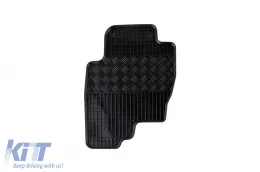 Spezifische Gummimatten geeignet für Nissan Navara nach 2005, Pathfinder nach 2006, 4-teiliges Set, schwarze Farbe-image-6228684