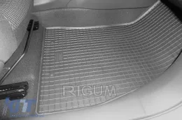 Spezifische Gummimatten geeignet für Nissan Pulsar nach 2014, 4-teiliges Set, schwarze Farbe-image-6228866