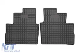 Spezifische Gummimatten geeignet für Nissan Qashqai nach 2021, 4-teiliges Set, schwarze Farbe-image-6230946