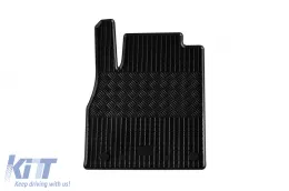 Spezifische Gummimatten geeignet für Nissan Micra nach 2017, 4-teiliges Set, schwarze Farbe-image-6249614