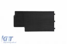Spezifische Gummimatten geeignet für Nissan NV300, Opel Vivaro, Renault Trafic nach 2014, Fiat Talento nach 2016, Renault Trafic nach 2021, dritte Reihe, 2-teiliges Set, schwarze Farbe-image-6249663